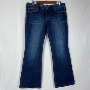Express women’s Boot Stella regular fit low rise jeans size 10S